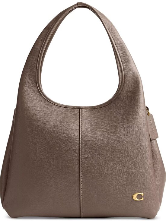 Coach Handbags - Lana Medium Pebble Leather Shoulder Bag